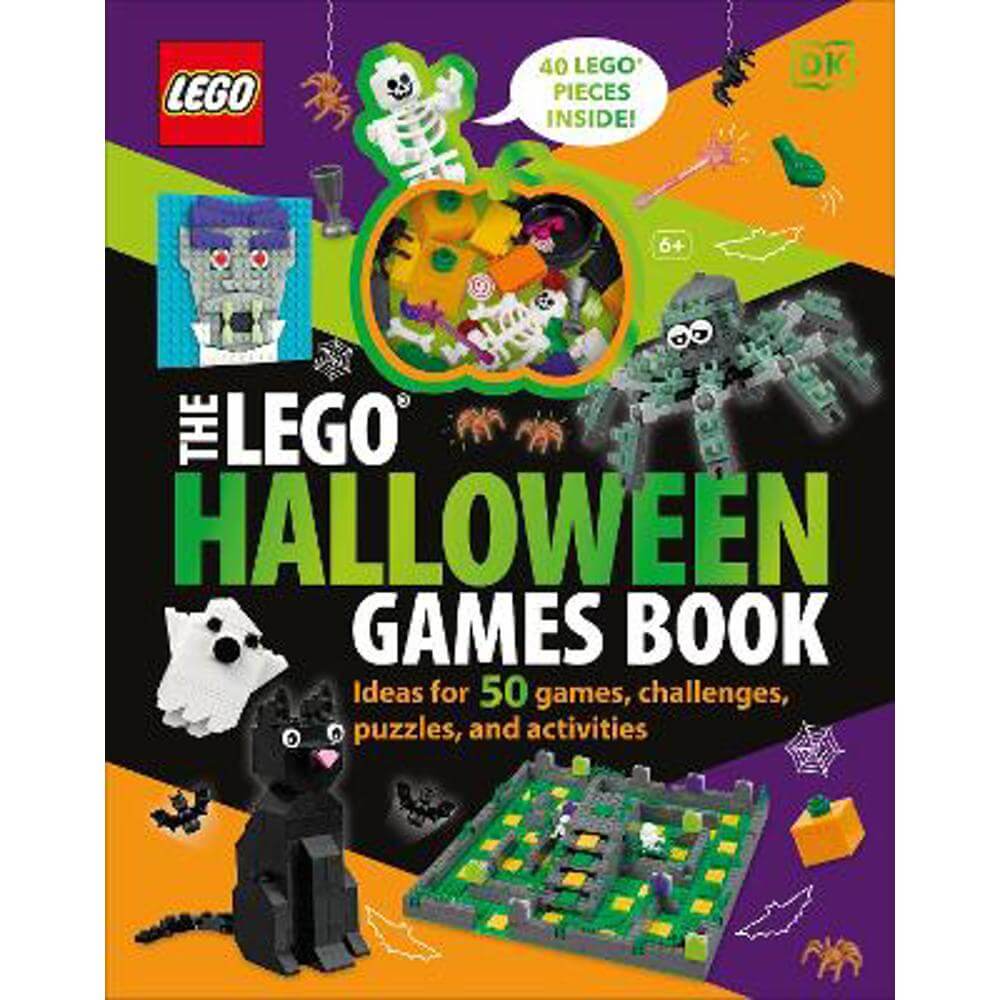 The LEGO Halloween Games Book: Ideas for 50 Games, Challenges, Puzzles, and Activities (Hardback) - DK